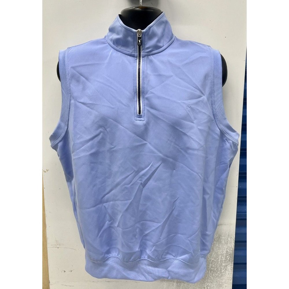 Fairway & Greene F&G Tech Golf Vest Men's SZ. M Blue Pullover - LN
